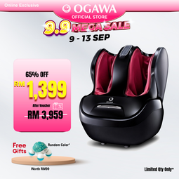 [Apply Code: 2GT20] OGAWA EliteX 3D Foot Reflexology/Foot Massager*